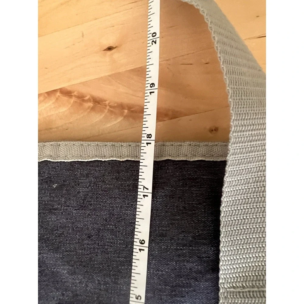 Costco Insulated Cooler Tote Bag Navy Gray Thermal Grocery Picnic Beach Zip Top